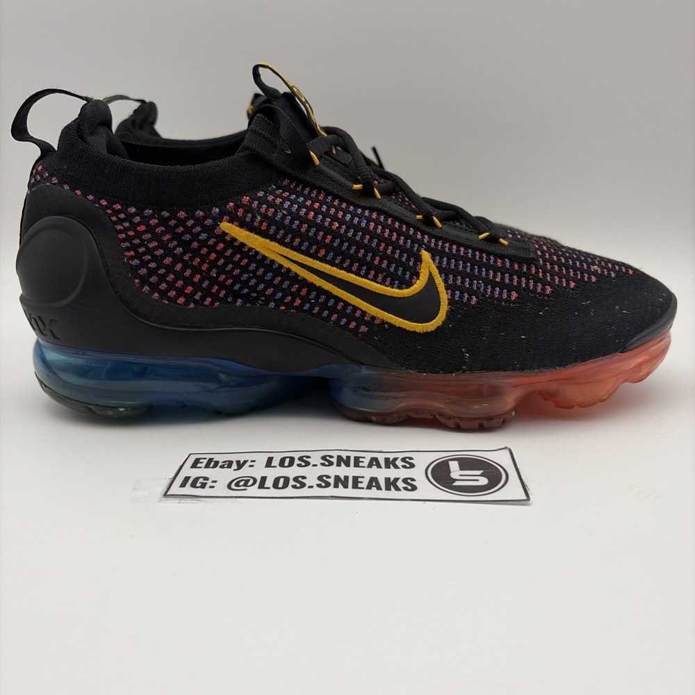 Size 11.5 - Nike Air VaporMax 2021 Flyknit Black Multi (DV2118-001)